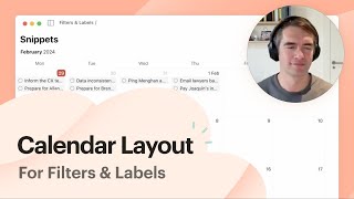 Calendar Layout for Filters amp Labels 📅 [upl. by Atnim]