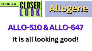 Allogene ALLO510 amp ALLO647 will be trial blazing However it will take time [upl. by Kcered952]