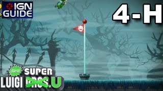 New Super Luigi U Secret Exit Walkthrough  Frosted Glacier Ghost House PeekaBoo Ghost House [upl. by Alvinia]