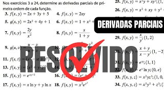 DERIVADAS PARCIAIS PASSO A PASSO professortitos [upl. by Idorb]