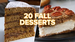 20 Tasty Fall Desserts [upl. by Irmine]