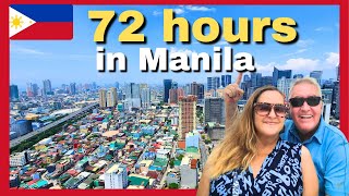 72 Hours in Manila 🇵🇭  Makati Binondo Mall of Asia Quezon City and more in the Philippines [upl. by Imar]