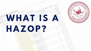 What is a HAZOP A Crash Course [upl. by Brandie]