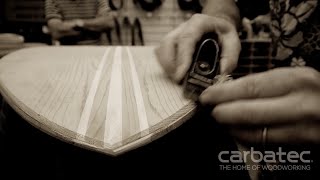 Carbatec Woodworking Demonstrations  Stuart Bywater  Wooden Surfboard Making [upl. by Narod]