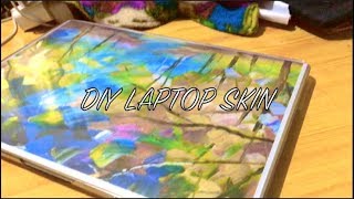 NONSTICK DIY LAPTOP SKIN [upl. by Eylatan686]