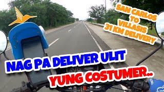 NAGPADELIVER ULIT YUNG COSTUMER  SAN CARLOS TO VILLASIS  LALAMOVE PANGASINAN  31 KM DELIVERY [upl. by Lyndsie]