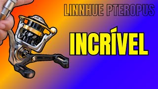 Review Rápido Molinete Linnhue Pteropus Leve Poderoso e Perfeito Para Pesca Ultralightmolinete [upl. by Male]