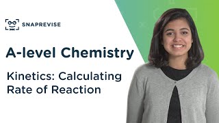 Kinetics Calculating Rate of Reaction  Alevel Chemistry  OCR AQA Edexcel [upl. by Mancino901]