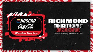 eNASCAR CocaCola iRacing Series  Round 4  Richmond Raceway [upl. by Itsirhc]