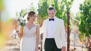 NAPA VALLEY Wedding Complete with Wine Cave Reception  Sean Kenney Films [upl. by Lurie]