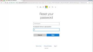 Hotmail account  how to reset and request new password [upl. by Enniotna114]