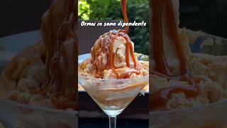 GELATO caramello salato amp arachidi senza gelatiera🥜🧡 [upl. by Elleb]