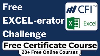 CFI Free EXCELerator Challenge  Free Certificate Course [upl. by Smada]