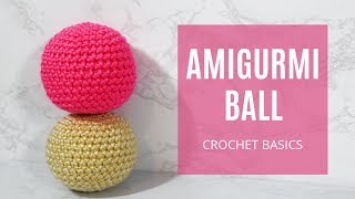 How To Crochet  Easy Beginners Amigurumi Basic Ball LUNA Head Sphere [upl. by Asilec]