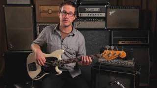 How to Play a Minor Pentatonic Scale  Bass Guitar [upl. by Cassy]