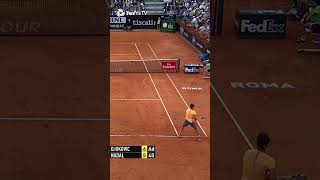 EPIC Djokovic Set Point vs Nadal [upl. by Notsek]