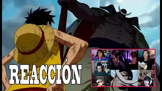 Luffy reta a Shirohige Reacción  One Piece Episodio 466 Reaction Mashup [upl. by Marquis287]