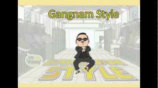 PSY  Gangnam style  easy lyrics   hangul  romanization [upl. by Trammel]