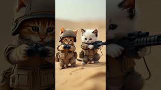 Cute baby army fofos militares cutebaby cutecats miau babydance meow piu army [upl. by Neale45]