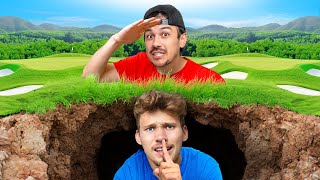 EXTREME HIDE amp SEEK In Worlds BIGGEST Golf Course [upl. by Chaing649]