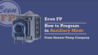 Stenner Econ FP Auxiliary Mode Programming [upl. by Rice]