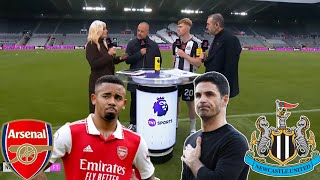 Newcastle vs Arsenal 10 Mikel Arteta Go ANGRY🔥 Gunners Disappointed Performance Ian Wright Reaction [upl. by Amik]