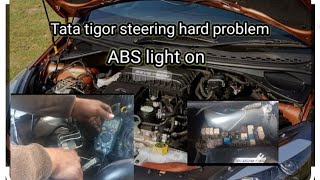 Tata tiago steering hard problem  abr light on solution no video [upl. by Weintrob68]