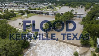 Flooding in Kerrville  July 23 2024 [upl. by Eniamsaj690]