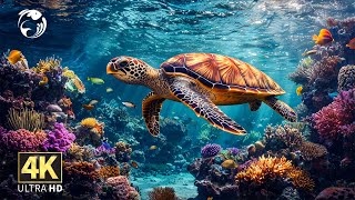 Ocean Life in 4K \ Dive into the World of Mesmerizing Marine Creatures [upl. by Secnirp344]