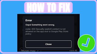 FIX YODAYO AI ERROR CODE 400  HOW TO FIX YODAYO AI OOPS SOMETHING WENT WRONG ERROR [upl. by Chivers]