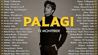 PALAGI  TJ Monterde 💗 Best OPM Tagalog Love Songs With Lyrics 2024 Playlist 💗 OPM Trending 2024 [upl. by Lauro]