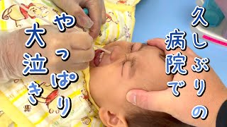 【入院中のママにエールを送る2歳児😊鼻吸引でギャン泣き！何回やっても辛い】2歳＆0ヶ月 Japanese baby [upl. by Tdnarb126]