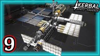 🔵 CONSTRUYENDO LA ESTACIÓN ESPACIAL  Capitulo 9  Kerbal Space Program [upl. by Anotyal864]