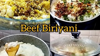 Eid Special Beef Biriyani  Beef Biriyani recipe സ്പെഷ്യൽ ബീഫ് ദം ബിരിയാണി  ബീഫ് ബിരിയാണി [upl. by Anecusa]