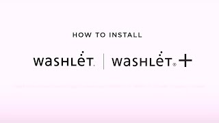 How to Install a TOTO WASHLET and WASHLET [upl. by Iveksarap80]