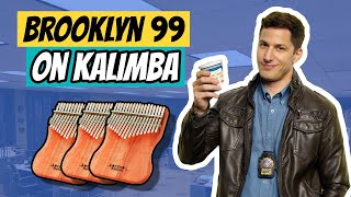 Brooklyn 99 theme BUT played on thumb piano Kalimba Cover [upl. by Einnaoj]