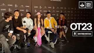 Entrevista a los finalistas de OT23 por LA GRAVEDAD canción del Equipo Olímpico Español  SMUSIC [upl. by Amby]