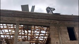 PARAPET COMPLETE VIDEO  CHEAPEST PARAPET EVER IN NIGERIA NigeriaBuilding NigeriaConstruction [upl. by Ttenaej930]