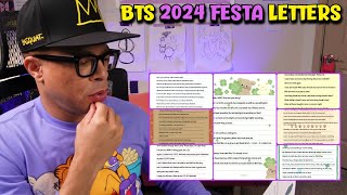 Reading BTS 2024 Festa Letters w You  Boraspace w Nico Ep 1 [upl. by Ronile]