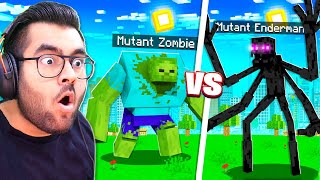 Mutant Zombie VS Mutant Enderman in Minecraft 😱  Part 1  Hitesh KS [upl. by Burtie]