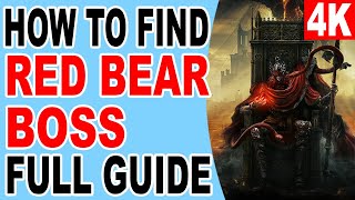 Elden Ring DLC How to Find Red Bear Boss in Northern Nameless Mausoleum Location [upl. by Daigle]