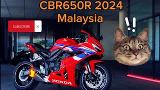 Honda CBR650R 2024 Malaysia [upl. by Kellina111]