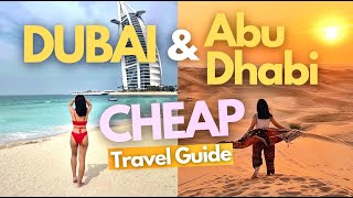 Dubai amp Abu Dhabi Budget Travel Guide w Costs amp Itinerary 2024 • ₱15000 for 4 DAYS [upl. by Felicie727]