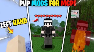 TOP 5 BEST PVP MODS FOR MINECRAFT POCKET EDITION  BEST MODS FOR MCPE 120 [upl. by Ahsym]