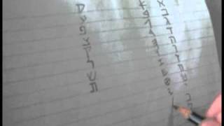 Learn to Write Aramaic  the early epigraphic alphabet [upl. by Aelhsa450]