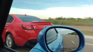 Dodge Hellcat Vs Chevy SS Sedan Super charged [upl. by Eerazed]