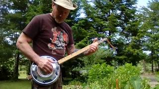 3 String Hubcap Guitar [upl. by Dryfoos]