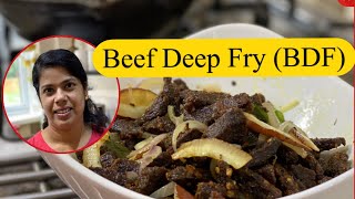 Beef Deep Fry BDF  Joans Kitchen [upl. by Lenra355]