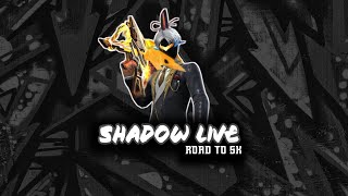 FREEFIRE MALAYALAM LIVE SHADOW LVE BACK WITH ROOMS ROAD TO 5K💔🥀 [upl. by Notlimah772]