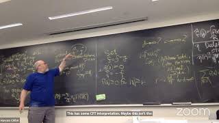 Henry Cohn MIT Microsoft Discrete geometry and the modular bootstrap  Harvard CMSA 4052024 [upl. by Rammus]